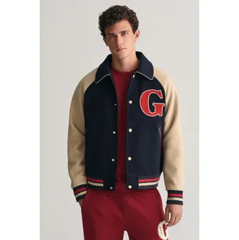 BUNDA GANT WOOL VARSITY JACKET EVENING BLUE
