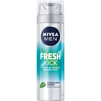 Nivea Men Fresh Kick pánská pěna na holení, 200 ml