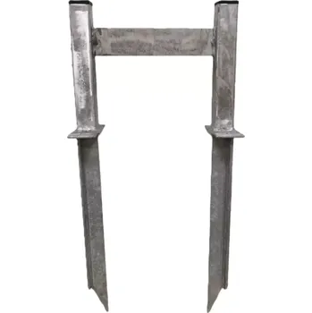 Rohožka Kovová přenosná pozinkovaná škrabka na boty FLOMA SS21 - šířka 25 cm, výška 50 cm