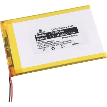 Li-Pol baterie 3500mAh, 3.7V, 3570100