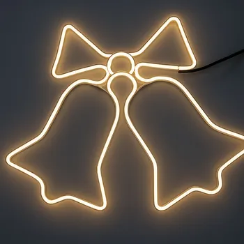 Vánoční dekorace Vánoční světelné zvonky PROFI, teplá bílá, 50cm