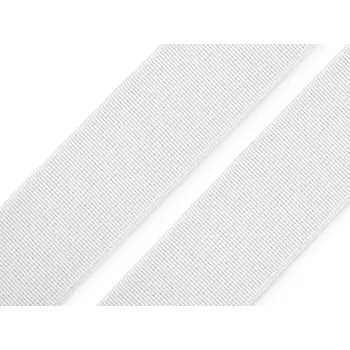 Pruženka měkká tkaná šíře 25 mm, barva 1 bílá