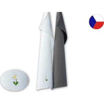 Utěrka Vaflové utěrky RUMBA 2x 46x70 Kopretiny