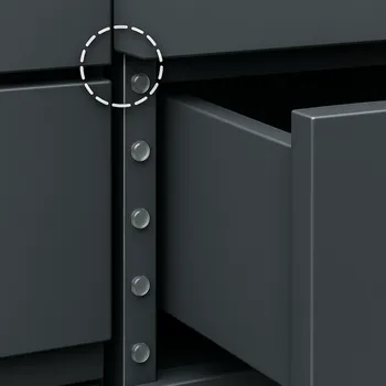 Nábytkové kování Interex PVC samolepicí tlumič nárazů 8 mm - 50ks / Transparentní