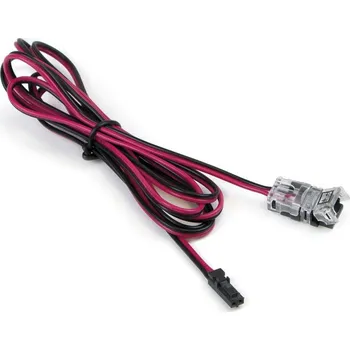 LED páska Emuca S.R.L. LED prodlužovací kabel Lynx H LED 1,5 m, 12–24 V DC – pro pásky do šířky 8 mm, plast