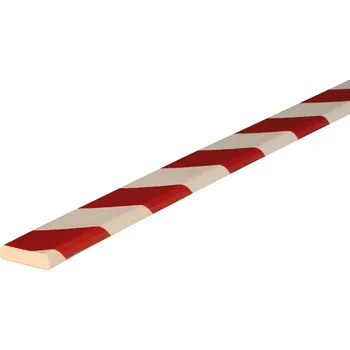 Stavební profil HAPPY END Magnetický ochranný profil 15, bílá / červená, 4 cm × 1,1 cm × 100 cm - DP 15115