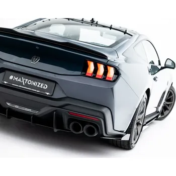 Tuning Splittery zadní boční Street Pro + flaps Ford Mustang Dark Horse Mk7 černé