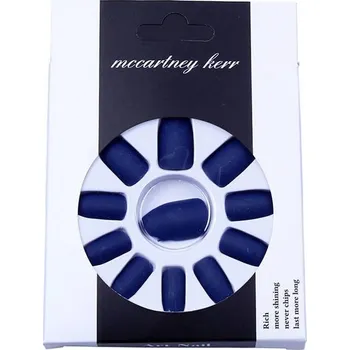 Umělé nehty Nailee Umělé nalepovací nehty 05 tm. modré matné