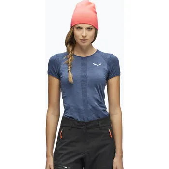 Dámské tričko Dámské trekingové tričko Salewa Zebru Medium Warm Amr dark denim