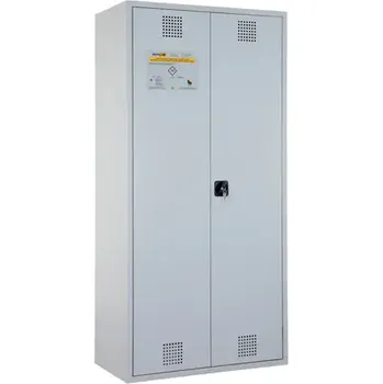 HAPPY END Certifikovaná uzamykatelná skříň – šedá - B80-6210-A