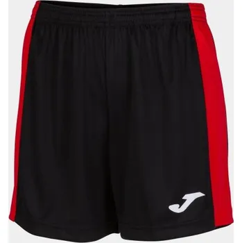 Dámské kraťasy Dámské/Dívčí sportovní šortky JOMA MAXI SHORT BLACK RED Velikost: 152, Barva: BLACK-RED