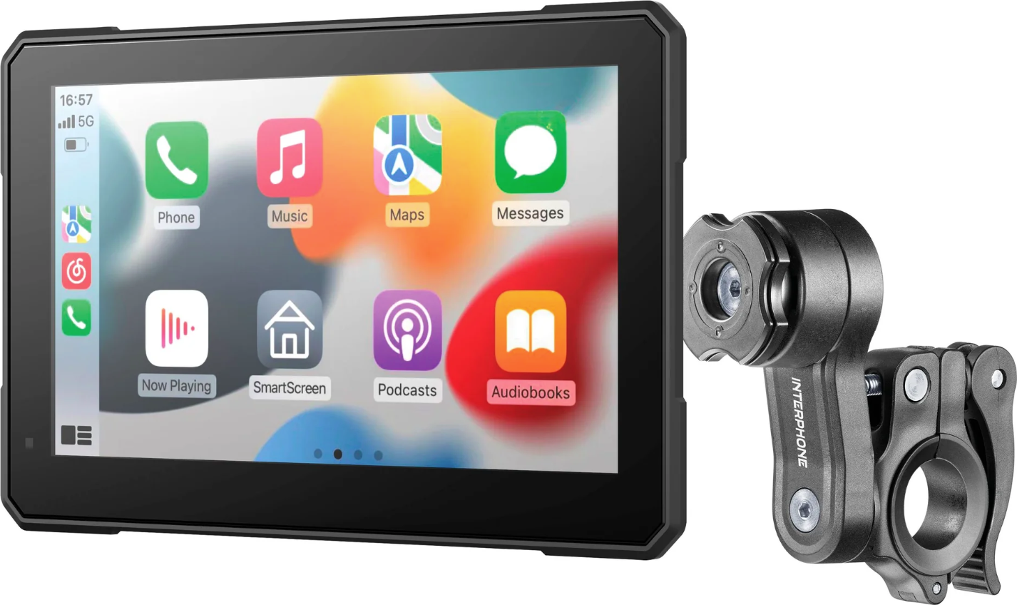 Interphone ridesync 70 essential - apple carplay a android auto pro motocykly bez příplatkové výbavy