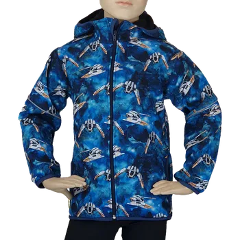 Chlapecká bunda Fantom Softshellová bunda s FLEECEM - POTISK STARS WARS KONFEKČNÍ VELIKOST: 92