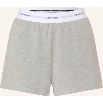 Dámské kraťasy Calvin Klein Dámské Pohodlné Domácí Šortky, šedá / bílá, 38