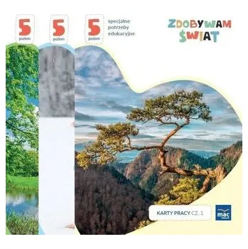 Zdobywam świat. Karty pracy cz.1-3 Poziom 5 - Justyna Hadryś