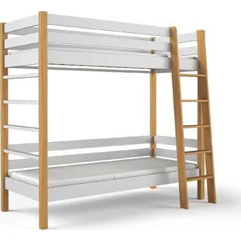 Dětská postýlka Dolmar Patrová postel Zuza Provedení - vyberte: Bílá + dub přírodní