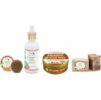Kosmetická sada Arganová sada – luxusní péče o pleť, tělo a vlasy
