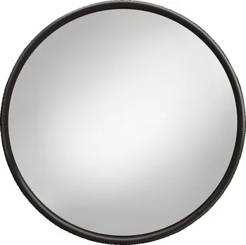 Zrcadlo Zrcadlo na zeď do pokoje ložnice koupelny předsíně kulaté v rámu KUBA - kruh Ø 40 mm v bílém plastovém rámu 110-295 412-528