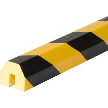 Stavební profil HAPPY END Varovný a ochranný profil 13, černá / žlutá, 4,1 cm × 3,6 cm × 500 cm - DP 11021