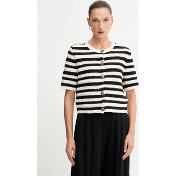 Dámský svetr Kardigan Gestuz 10910117 černá 99A, vel. L