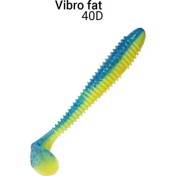 Umělá nástraha Gumová nástraha Crazy Fish Vibro Fat 12cm 40D (4ks)