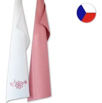 Utěrka Vaflové utěrky RUMBA 2x 46x70 Květy II