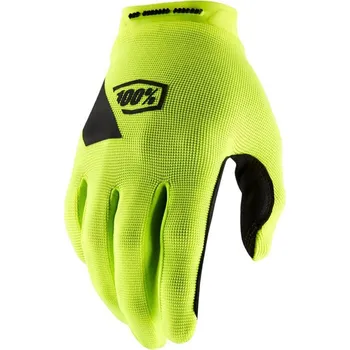 Moto rukavice Motokrosové rukavice 100% RIDECAMP fluo žluté 2XL