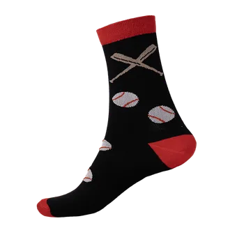 Pánské ponožky Ponožky - Baseball - velikost 39-42 (Velikost 39-42)