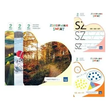 Cizojazyčná kniha Zdobywam świat. Karty pracy cz.1-3 Poziom 2 - Justyna Hadryś