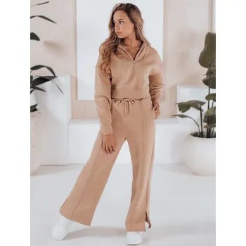 Béžová tepláková souprava MARINO AY0975 Velikost: M