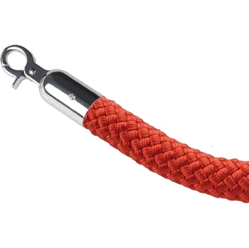 Řetěz HAPPY END Pletené lano pro zahrazovací sloupek, 2 m, červená - CV 820.20