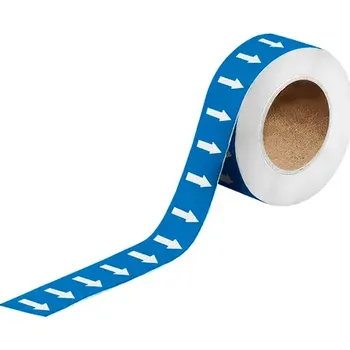 Lepicí páska HAPPY END Páska se šipkami, modrá/bílá, 25 mm - BY 04329F