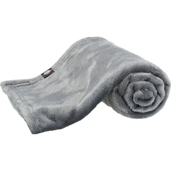 Pelíšek pro psa Plyšová deka Kimmy 100 x 75cm šedá