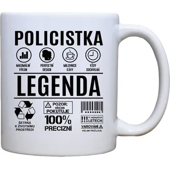 DOBRÝ TRIKO Keramický MAXI hrnek 550 ml Policistka legenda