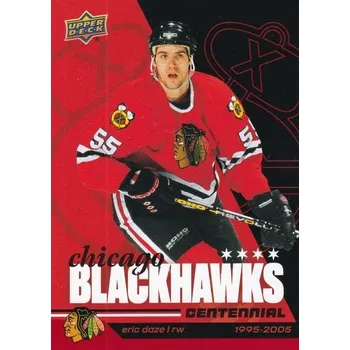 Sběratelská karetní hra řadová karta ERIC DAZE 25-26 UD Chicago Blackhawks Centennial číslo 60