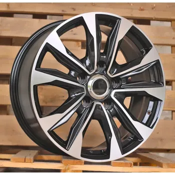 Alu kolo Alu kola Racing Line H869F, 21x8.5 5x150 ET45, černá + leštění (zátěžová)