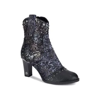 Dámské kozačky Polokozačky Mustang 1335-505 Černá 40