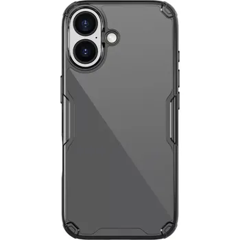 Pouzdro na mobilní telefon Nillkin Nature TPU PRO iPhone 17 – čirý kryt Black (Nillkin Nature TPU PRO kryt pro Apple iPhone 17 – transparentní černý obal s PC zády a TPU boky)