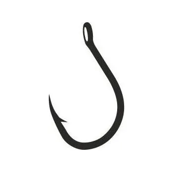 Rybářský háček 10ks Háček Mistrall Iseama s očkem Velikost 1