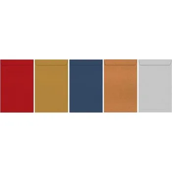 Obálka Dopisní obálka metallic 120g C4 229x324mm - mix barev