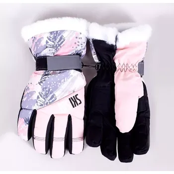 Lyžařské rukavice YOCLUB REN-0256K směs barev 18 cm