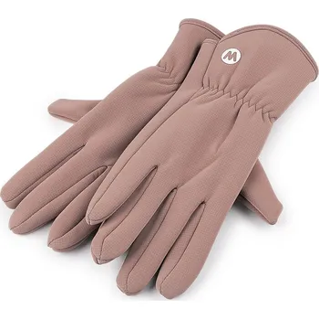 Rukavice Dámské rukavice zateplené, dotykové Varianta: 2 béžová tm., Balení: 1 pár