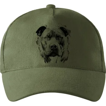 Pánské tričko Pitbull, černý tisk - Kšiltovka, čepice 5P - nastavitelná