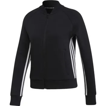 Dámská mikina Adidas dámská mikina černá s třemi pruhy na zip, XS i476_1173259