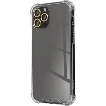 Pouzdro na mobilní telefon Ochranný kryt ROAR case ARMOR JELLY pro Samsung Galaxy S23 Ultra, transparentní