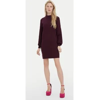 Dámské šaty Vero Moda Úpletové šaty Nancy 10249116 Fialová Loose Fit S