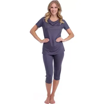 Dámské pyžamo Iman/Viola/14 - dámské pyžamo Follia, XL, antracit