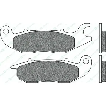 Brzdová destička brzdové destičky, NEWFREN (směs ROAD TOURING ORGANIC) 2 ks v balení M502-895