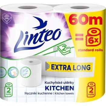 Papírový ručník Utěrky kuchyňské Linteo Extra Long, dvouvrstvé, 2 ks