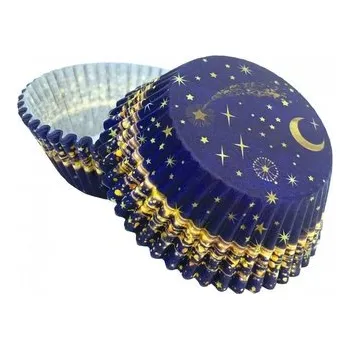 Party dekorace Košičky na muffiny hvězdná noc (50 ks) - Alvarak